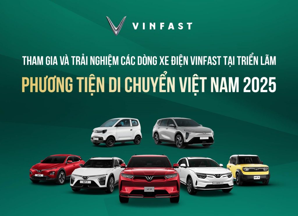 VinFast góp mặt tại Vietnam Mobility Show 2025 với hệ sinh thái xanh toàn diện